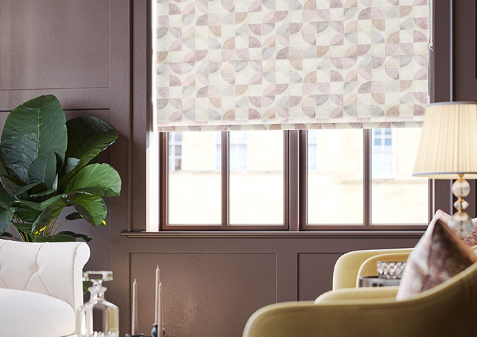 Mosaic Tile, Very Berry - Twist&Fit Roman Blind - Image 5